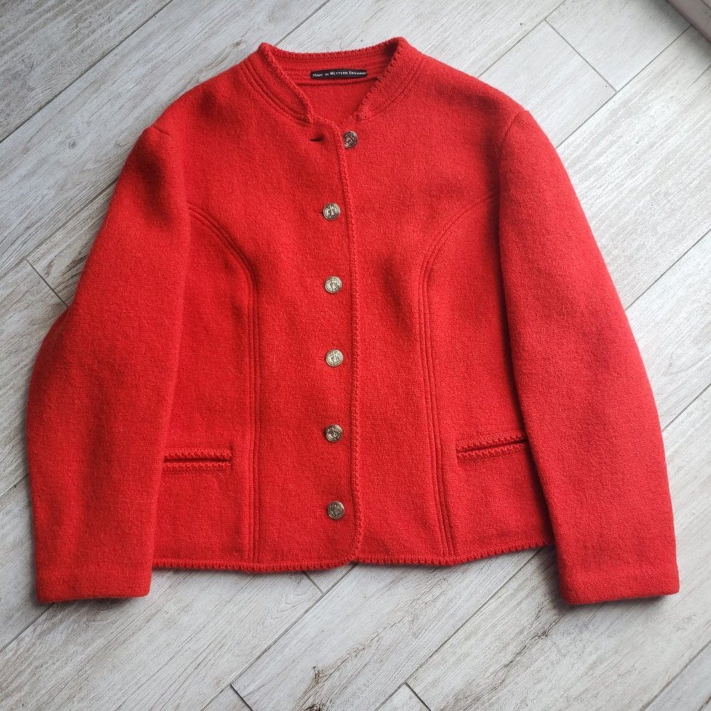Beautiful Vintage Wool Jacket - Made in W. Germany